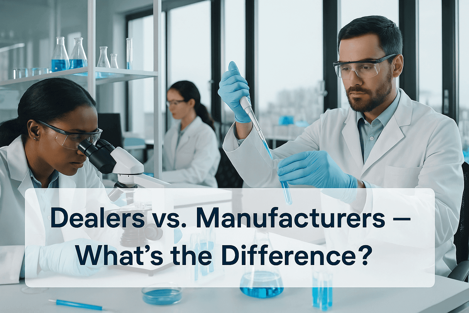 Lab Equipment Dealers vs. Manufacturers: What’s the Real Difference