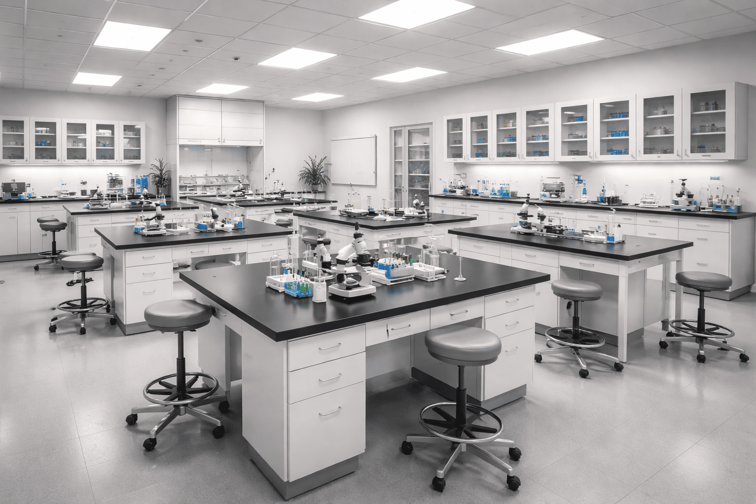 How to Choose the Right Lab Stools, Tables, and Storage Units